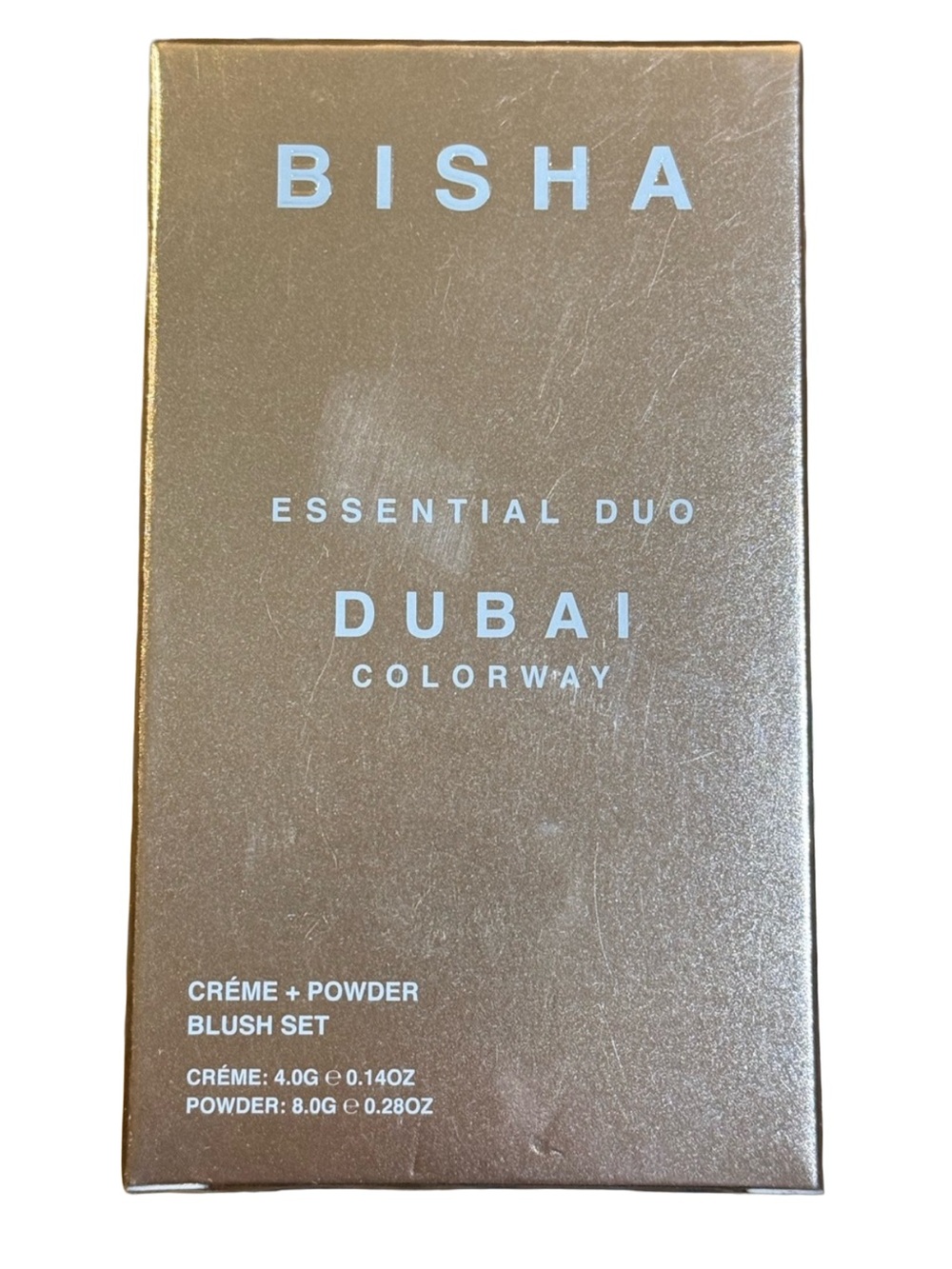 Bisha Essential Blush Duo Bisha Essential Dubai Creme Powder Vegan NIB
